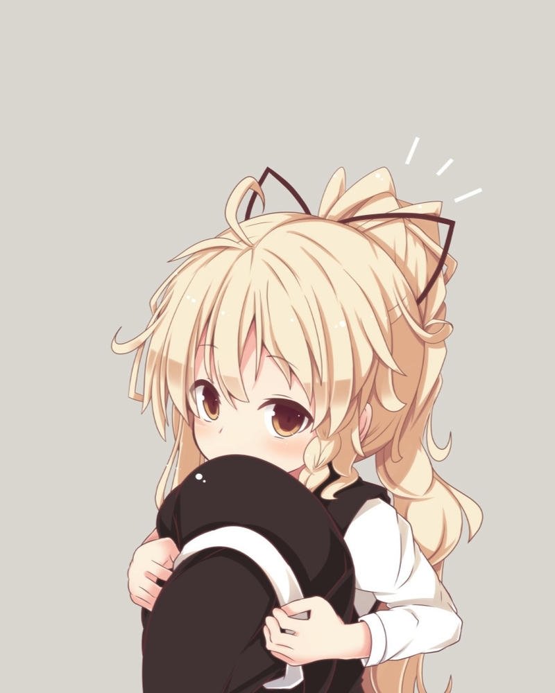 hình anime tóc vàng tinh tế