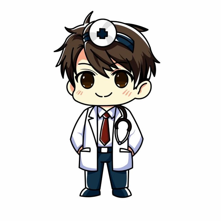 hình bác sĩ chibi ngầu chất