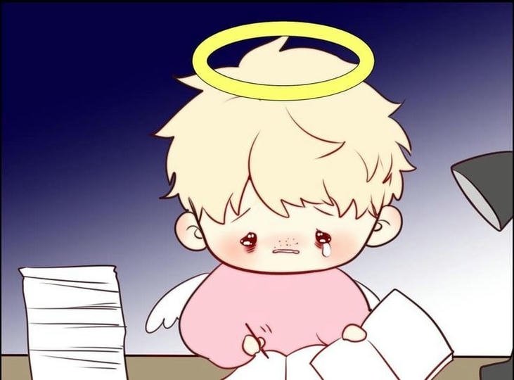 hình chibi buồn cảm giác buồn nhẹ