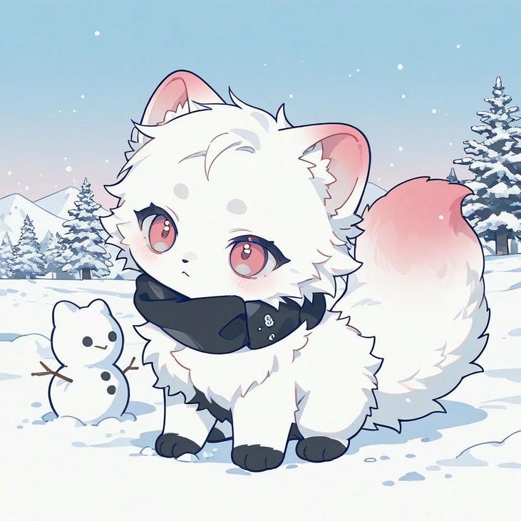 hình chibi con vật đáng mến