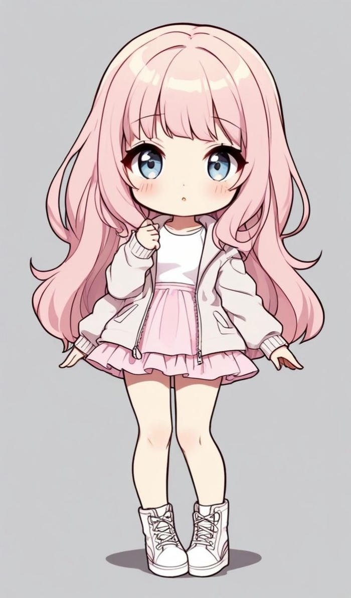 hình chibi hoạt hình đáng yêu lạ