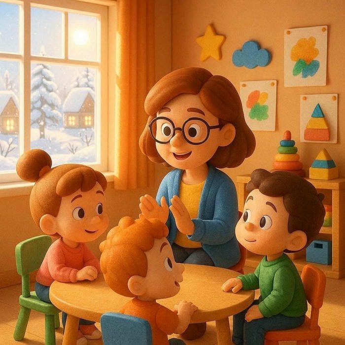 hình cô giáo chibi sinh động