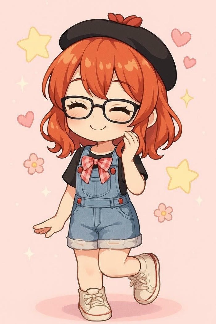 hoạt hình chibi màu sắc tươi sáng