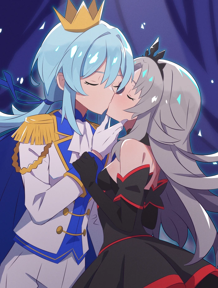 Ảnh anime hôn nhau say mê