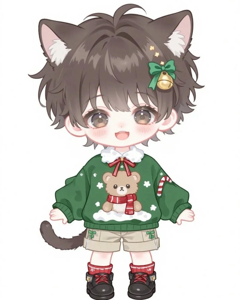 Ảnh anime nam chibi diện mạo cuốn hút đầy sức