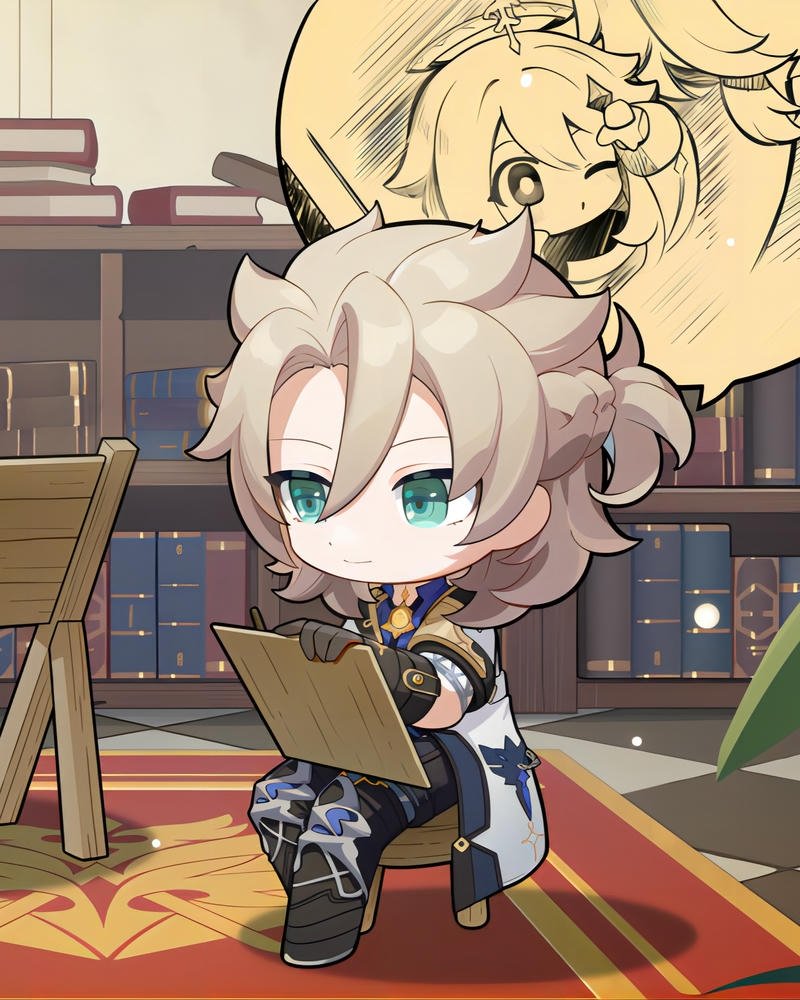 Ảnh anime nam chibi hình ảnh dễ thương tinh nghịch