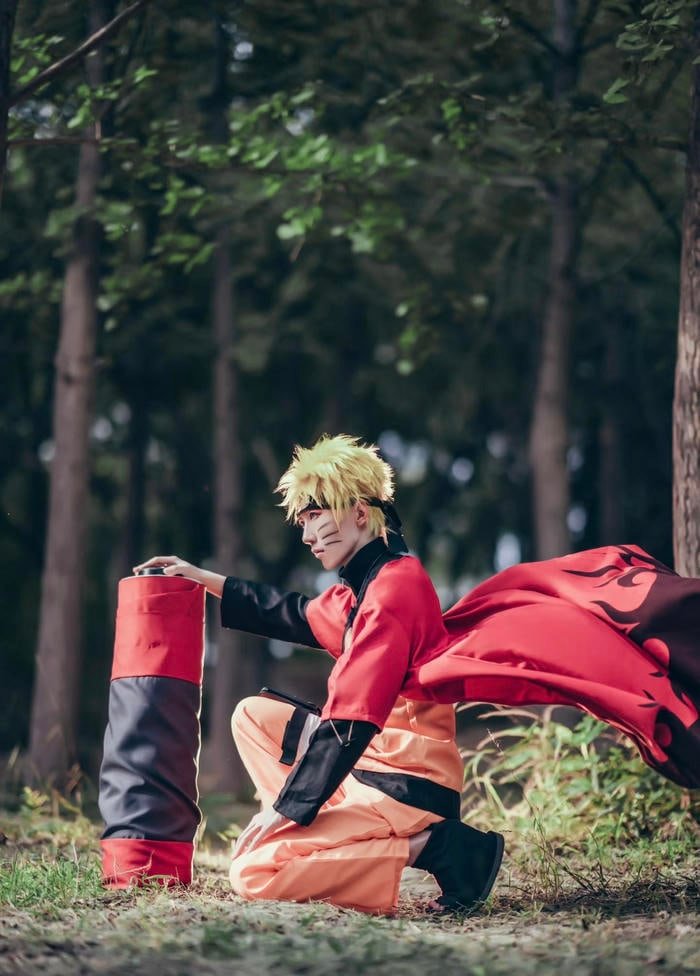 Ảnh cosplay naruto khắc họa tinh thần bất khuất rõ ràng