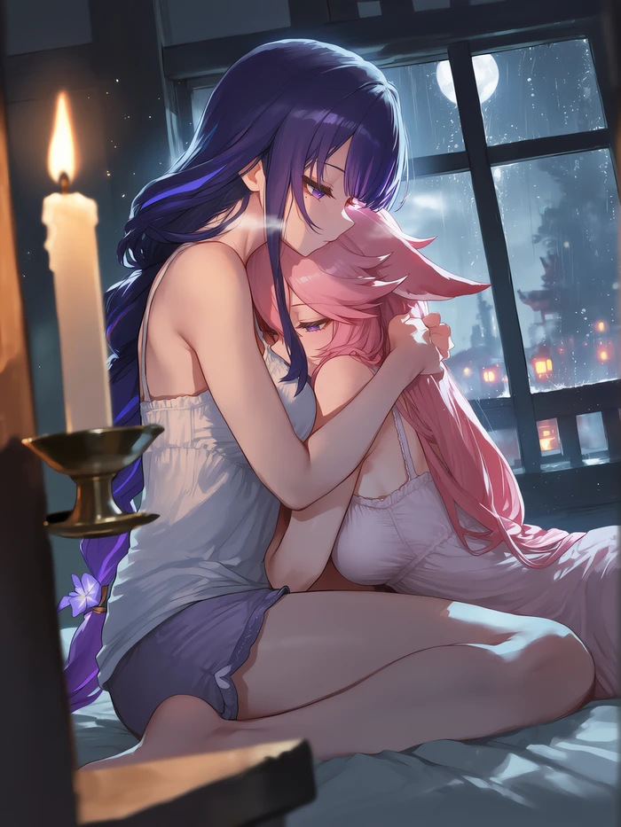 Anime Yae Miko hentai nóng bỏng cuốn hút ánh nhìn