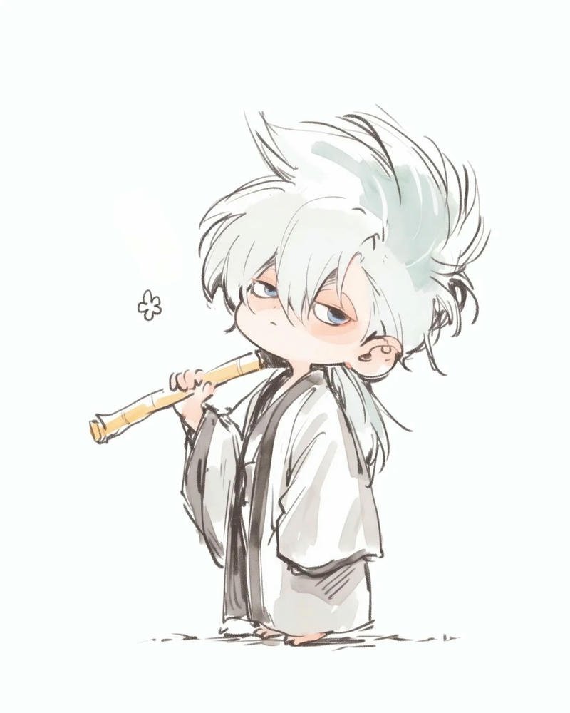 Anime nam chibi phong thái tự tin nổi bật riêng