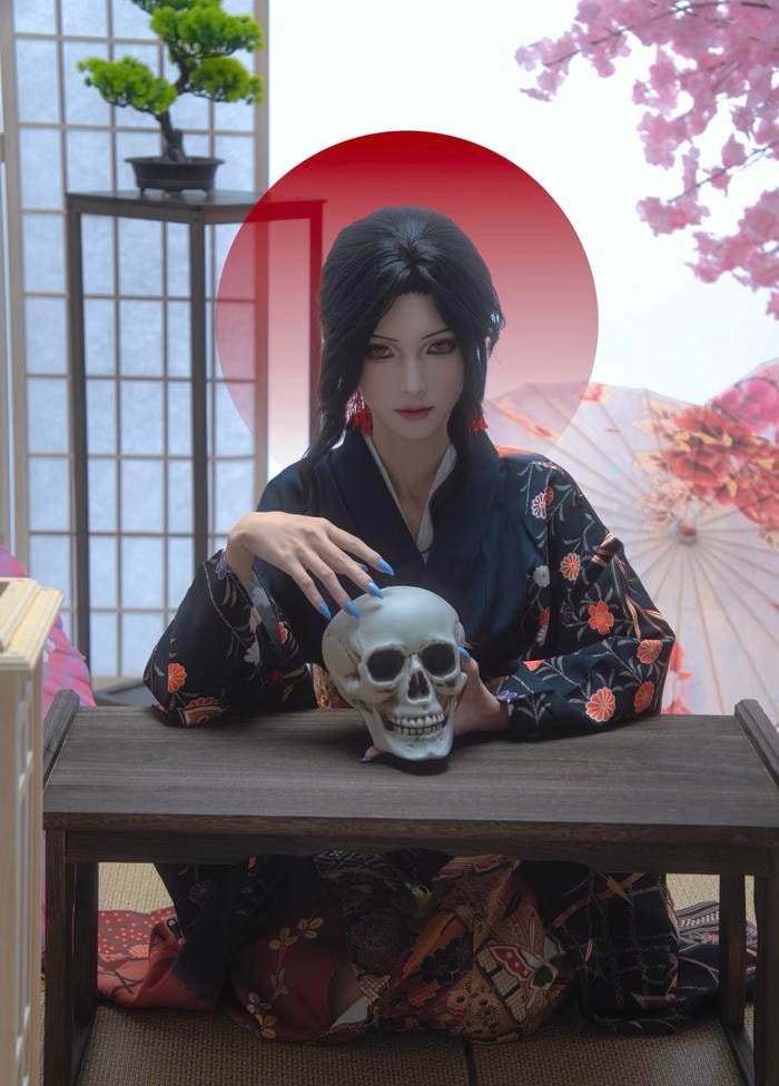 Bức ảnh cosplay kimetsu no yaiba thể hiện khí thế áp đảo