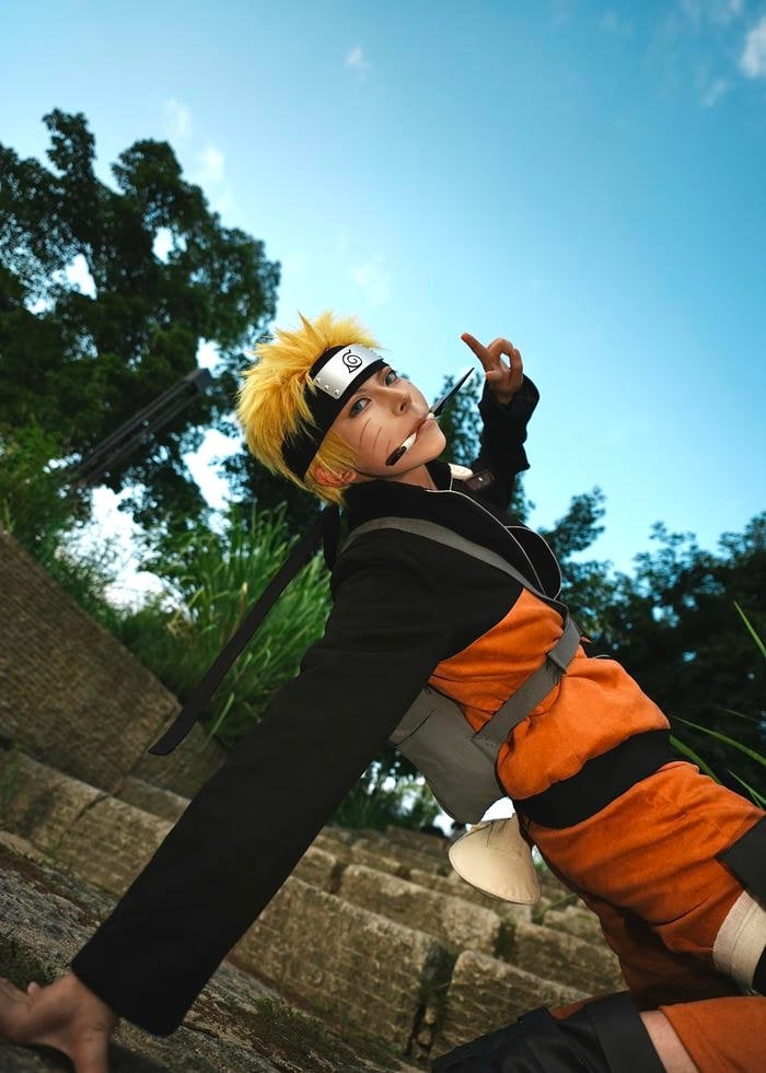 Bức ảnh cosplay naruto mang cảm xúc hăng hái tràn đầy