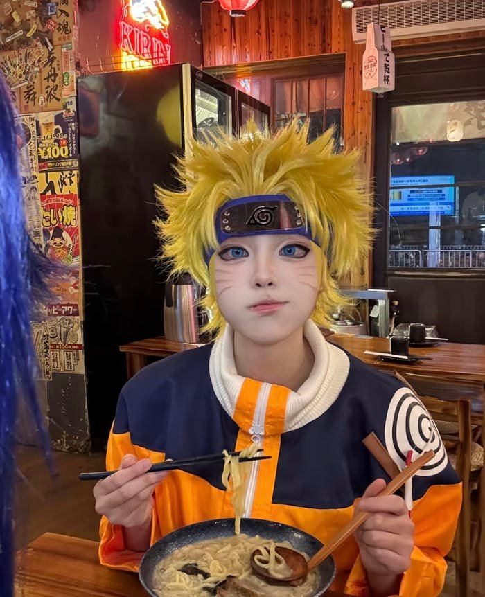 Bức hình cosplay naruto tái hiện dáng vẻ bền bỉ kiên trì