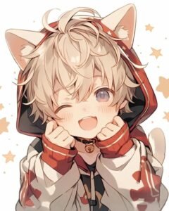 Chàng trai anime cute diện mạo thu hút