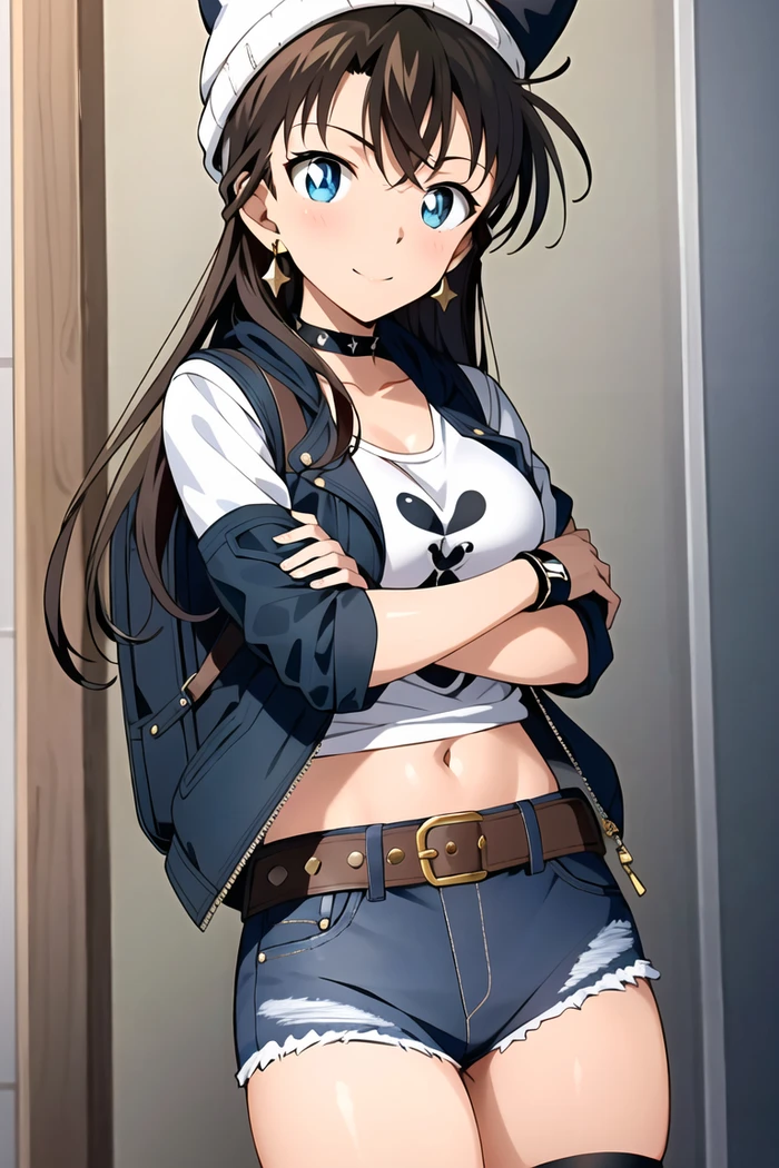 Hình ảnh Ran Mori hentai nóng bỏng vòng hai vòng ba