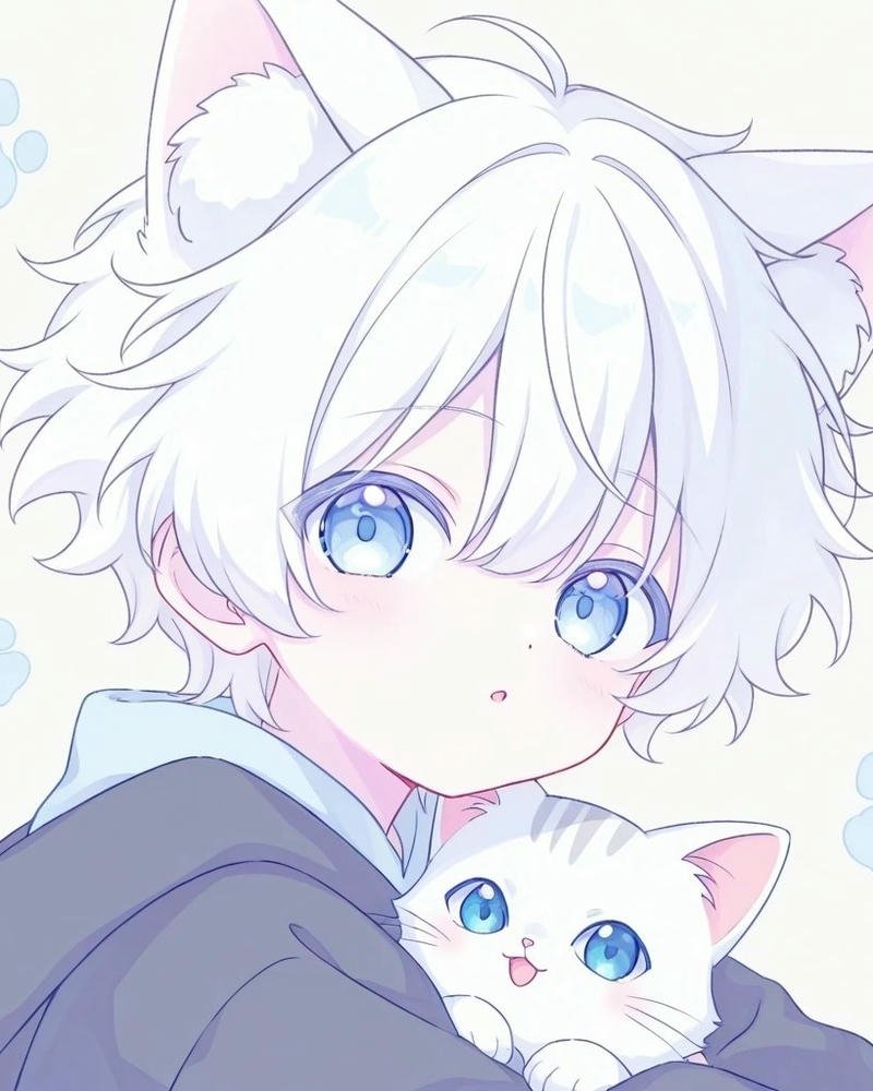 Hình ảnh anime cute nam dáng vẻ thân thiện