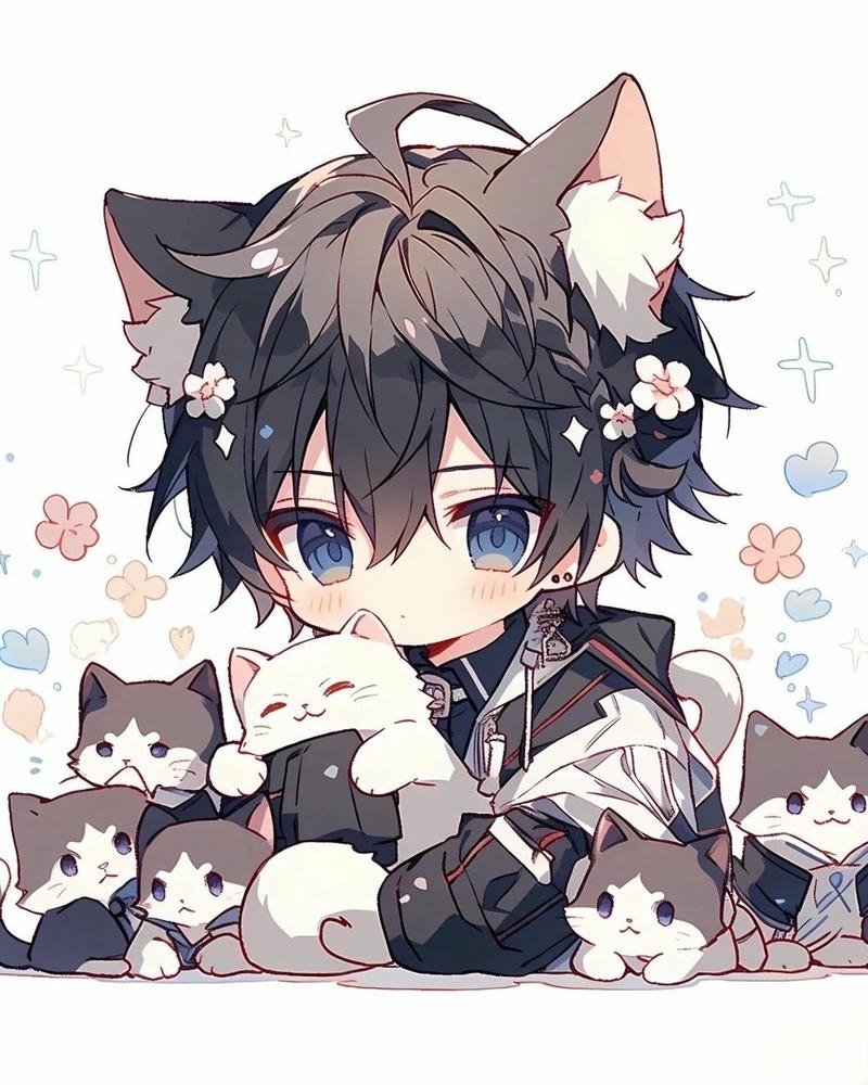 Hình ảnh anime cute nam nét vẽ tinh tế