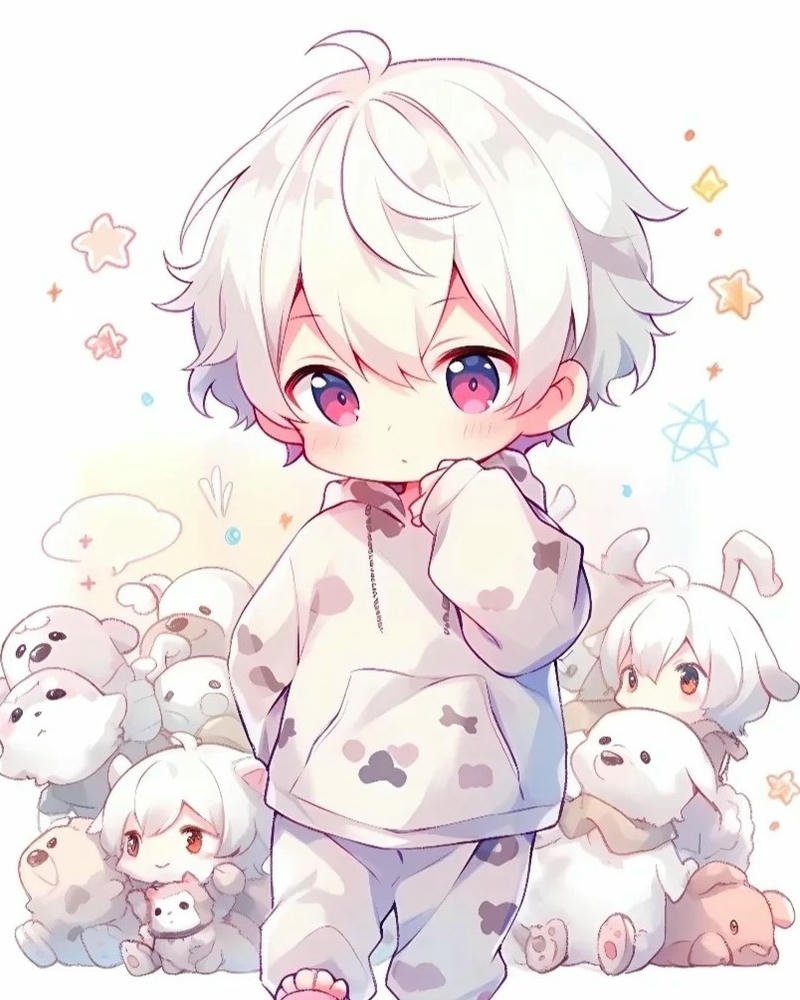 Hình ảnh anime cute nam phong cách dễ thương