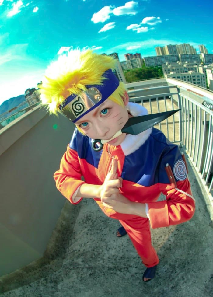 Hình ảnh cosplay naruto mang sắc thái dẻo dai linh hoạt