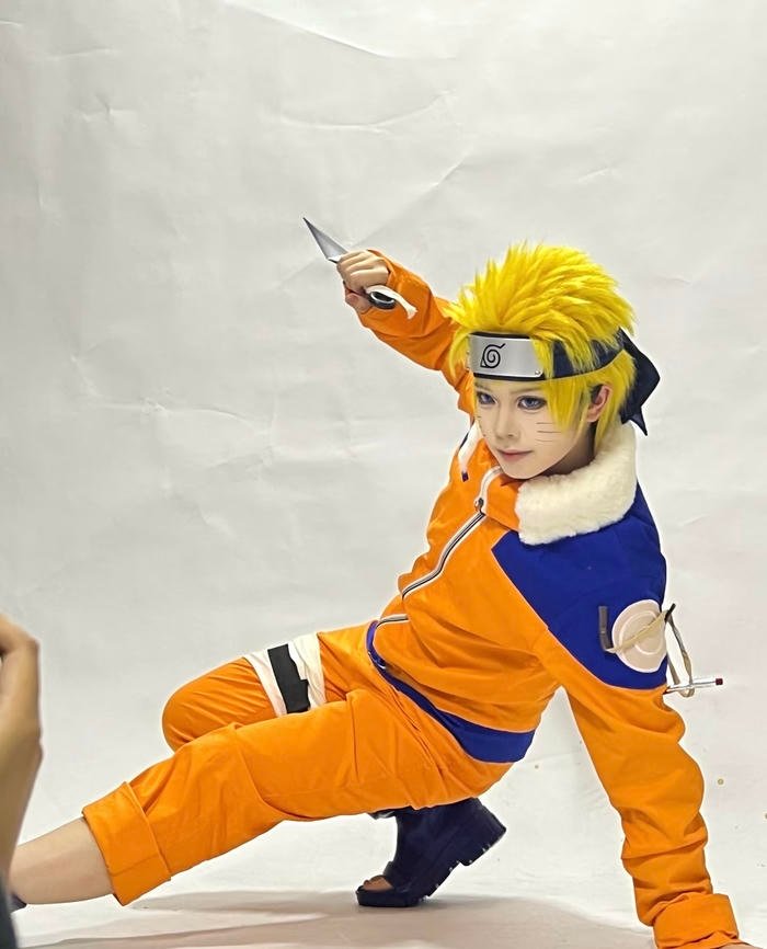 Hình ảnh cosplay naruto thể hiện tinh thần cháy bỏng mạnh mẽ