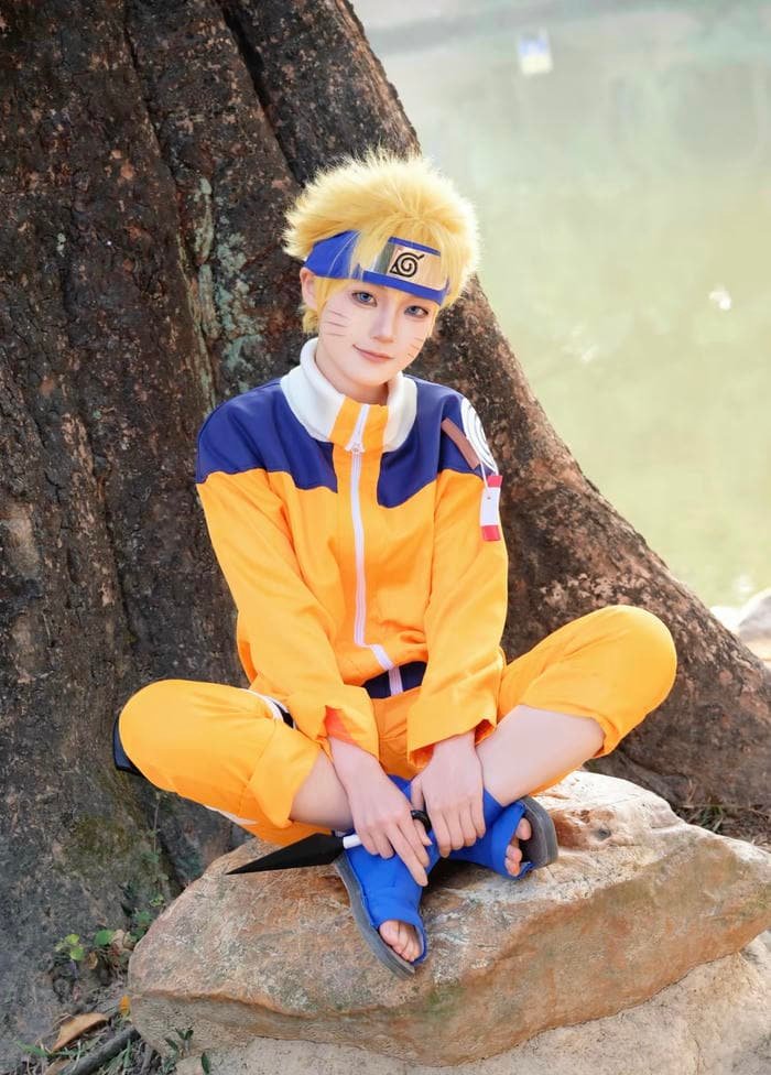 Hình ảnh cosplay naruto thể hiện tinh thần xông xáo mạnh mẽ