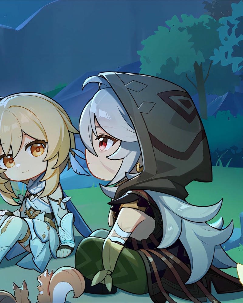 Hình chibi nam anime chi tiết rõ nét hài hòa