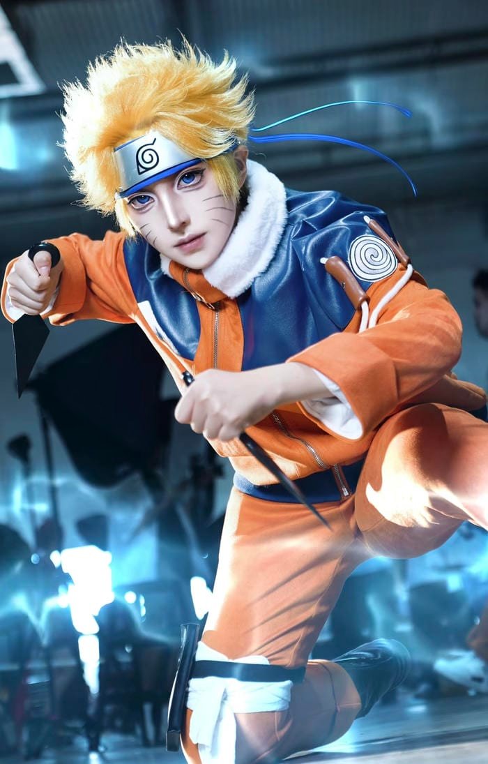 Hình cosplay naruto khắc họa phong cách năng động linh hoạt