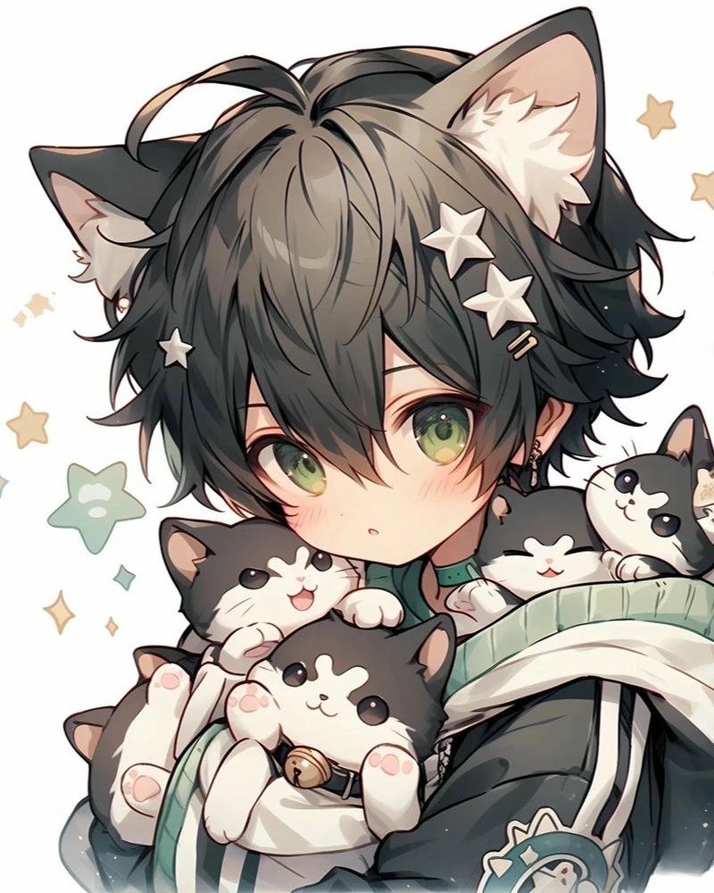 Nhân vật anime nam cute phong cách trẻ trung