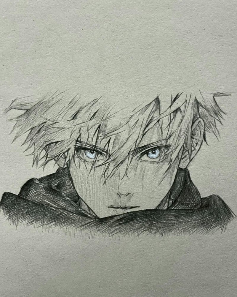 Tranh vẽ anime nam hình ảnh sinh động giàu cá tính