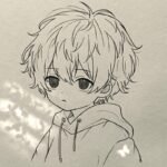 Tranh vẽ anime nam nét đẹp hiện đại mang cá tính