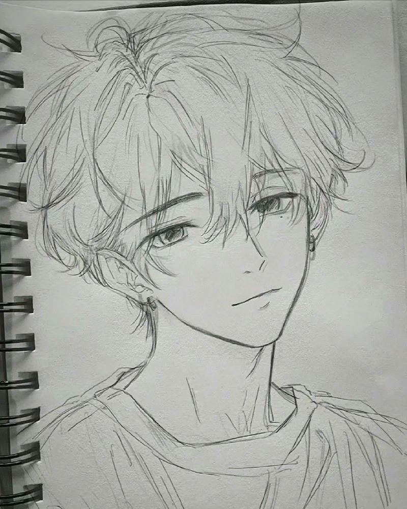 Tranh vẽ anime nam phong cách nghệ thuật độc đáo riêng