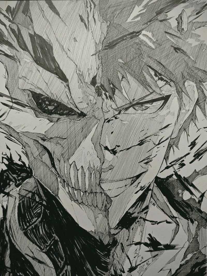 Tranh vẽ anime nam thiết kế sáng tạo mang dấu ấn