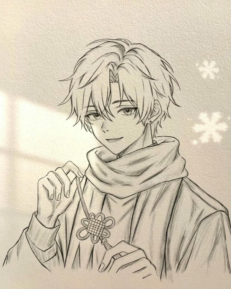 Vẽ nhân vật anime nam diện mạo thanh lịch cuốn hút