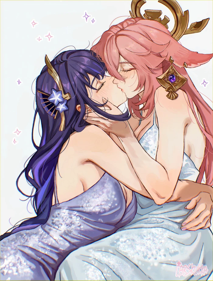 Yae Miko R34 manga khoe ngực tròn hấp dẫn