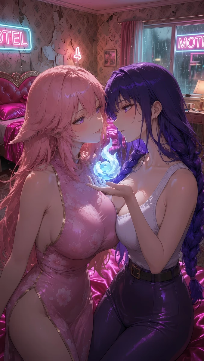 Yae Miko hentai quyến rũ với vòng một đầy đặn