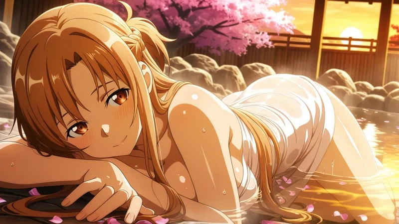 ảnh anime Asuna Yuuki hentai quyến rũ