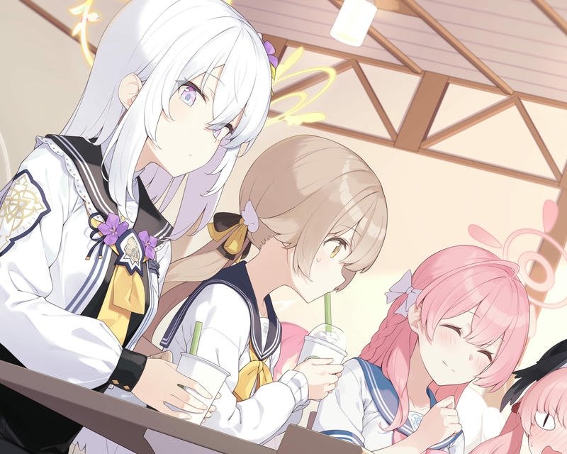 ảnh anime học đường phong cách thanh lịch