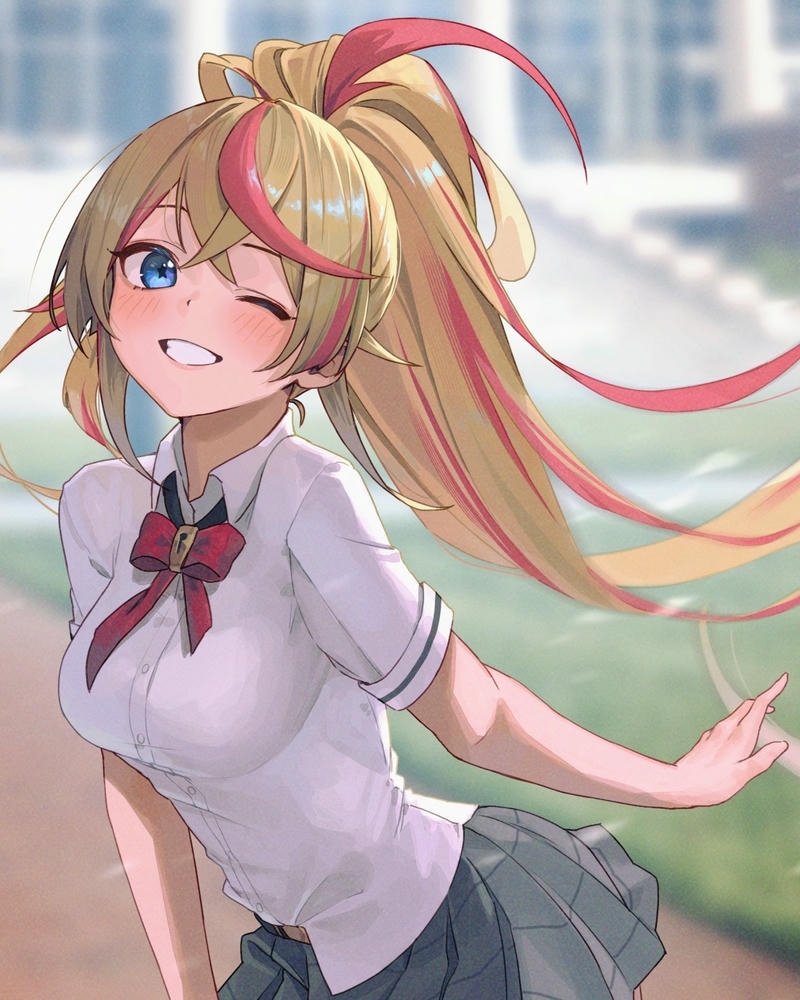 ảnh anime học sinh vui nhộn