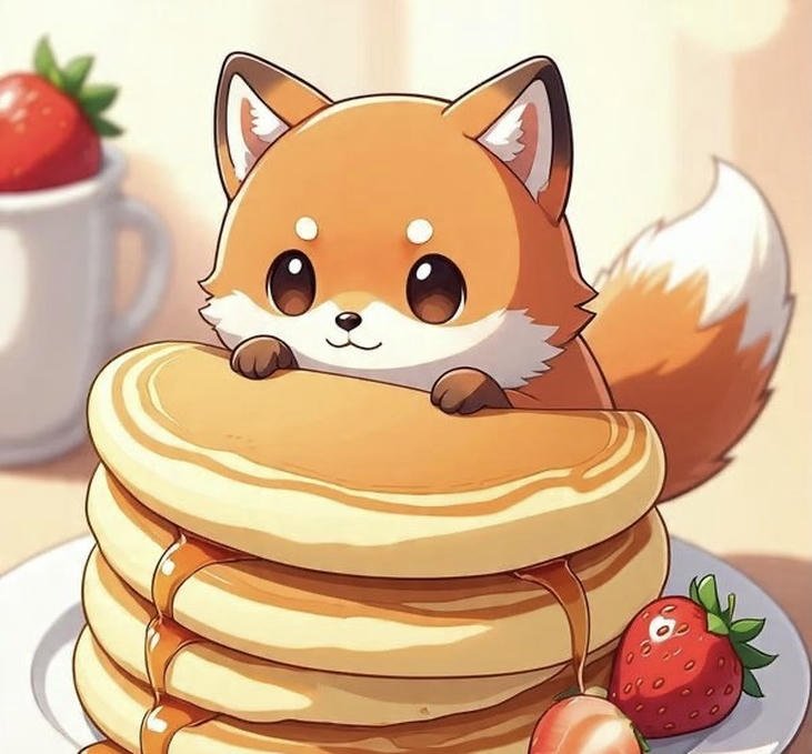 ảnh cáo chibi cực huyền ảo