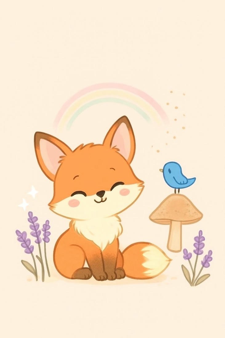 ảnh cáo chibi cực nhẹ nhàng