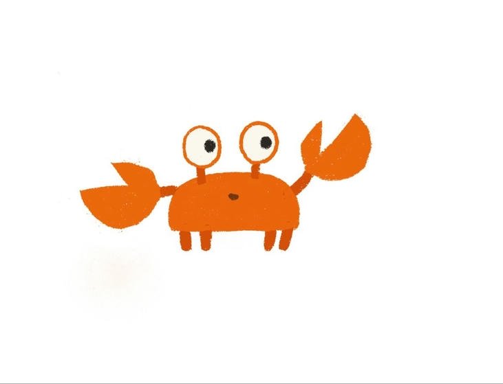 ảnh con cua chibi chân thực sinh động