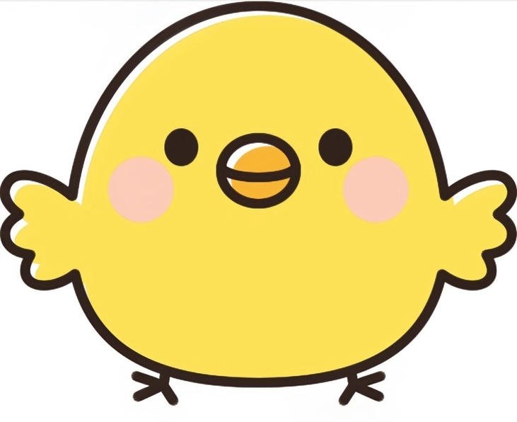 ảnh con gà chibi hình ảnh dễ thương