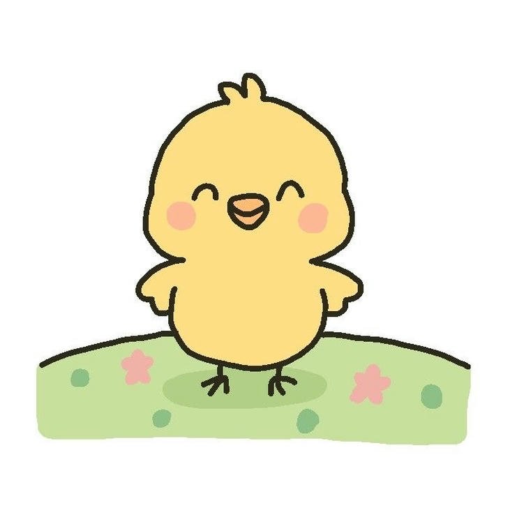 ảnh con gà chibi hình vẽ hoạt hình