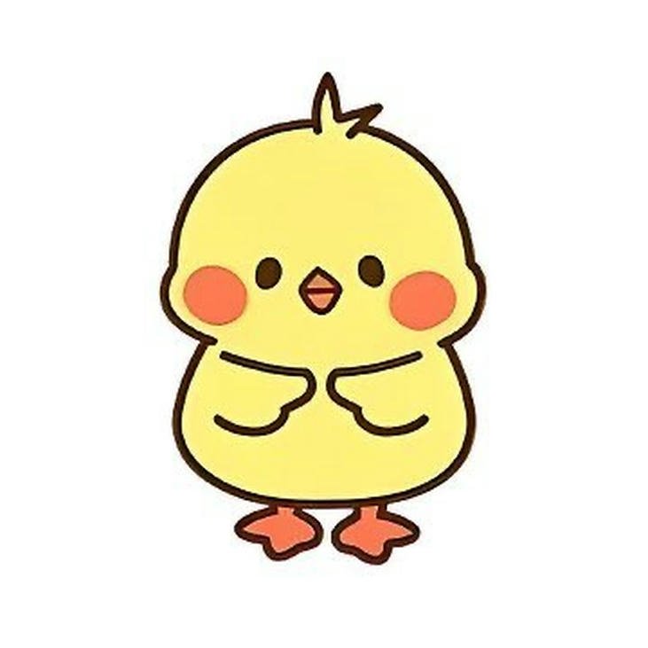 ảnh con gà chibi huyền ảo