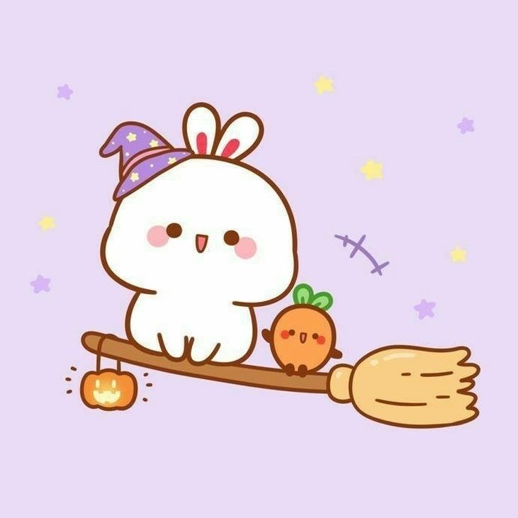 ảnh con thỏ chibi thân thiện