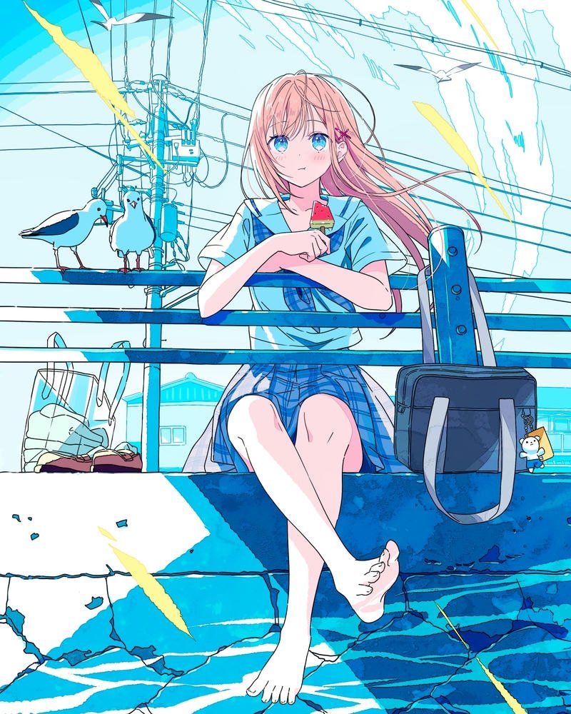 anime học đường ảnh quá xinh