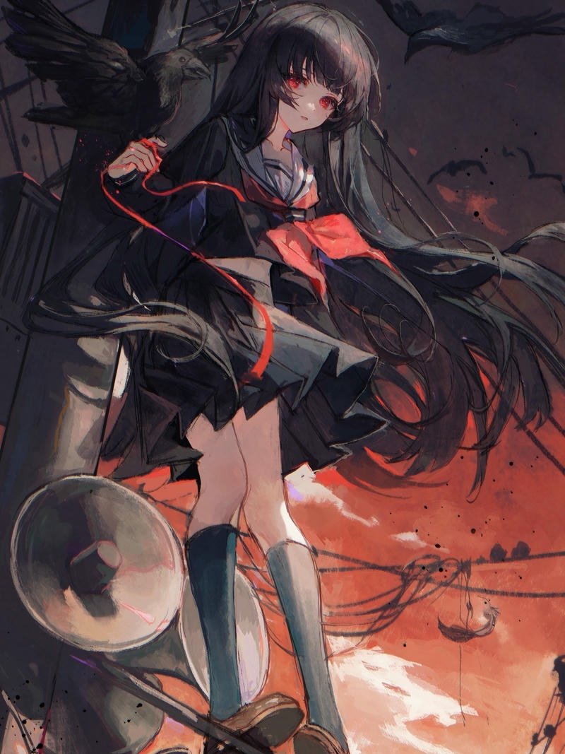 anime học sinh ảnh dịu dàng