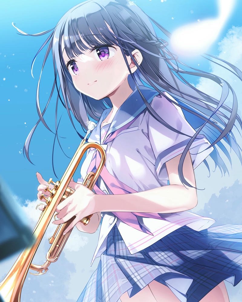 anime học sinh ảnh trẻ trung