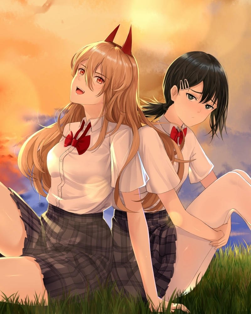 anime học sinh ảnh tươi sáng