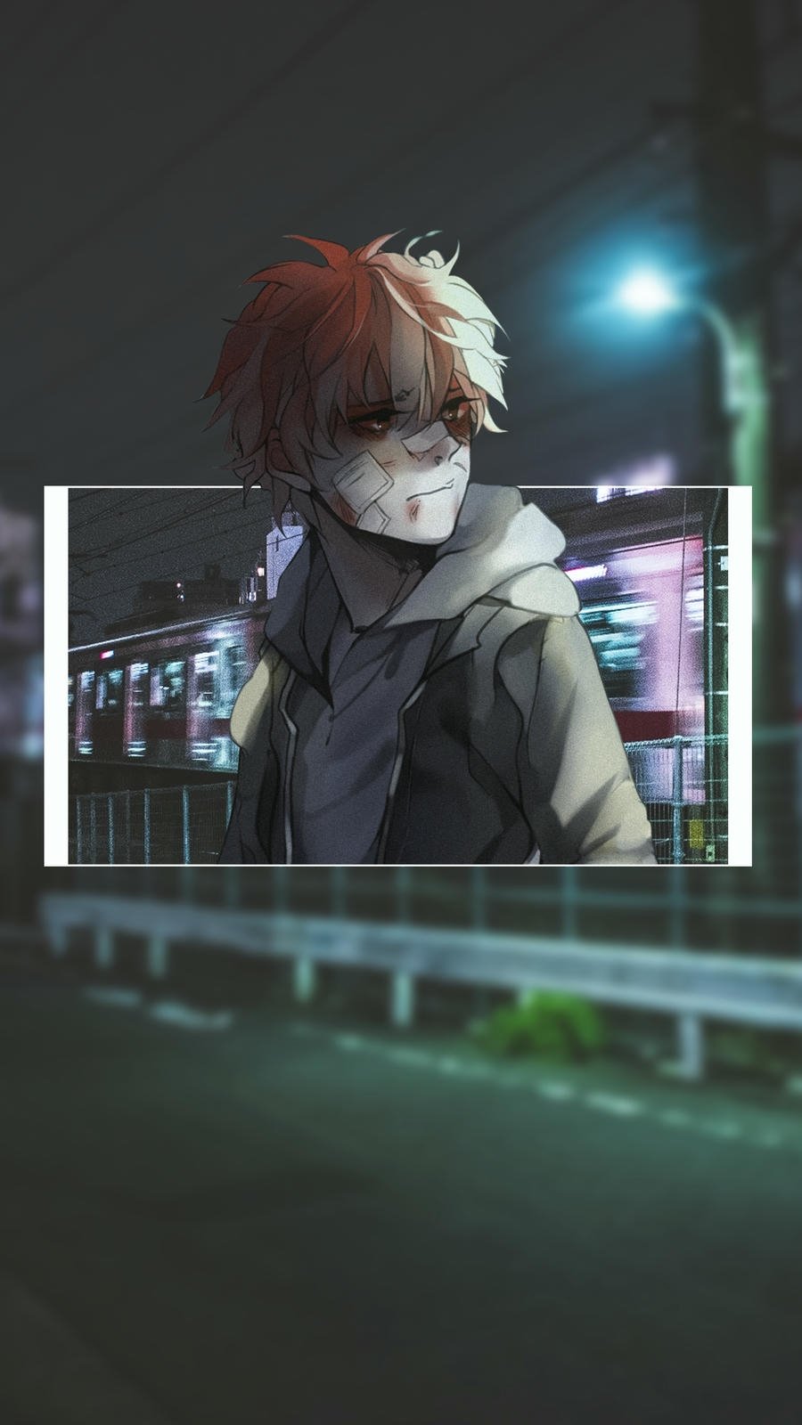 anime nam hình nền phối màu đẹp