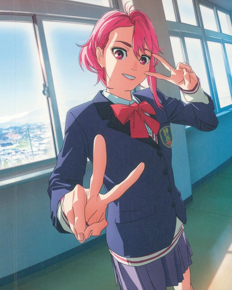 anime nữ học sinh ảnh cực đáng yêu